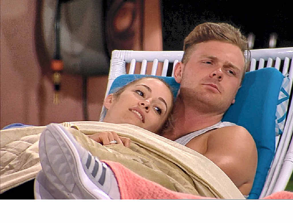 Big Brother housemates Cat Law and Lawson Reeves. Big Brother housemates Cat Law and Lawson Reeves.