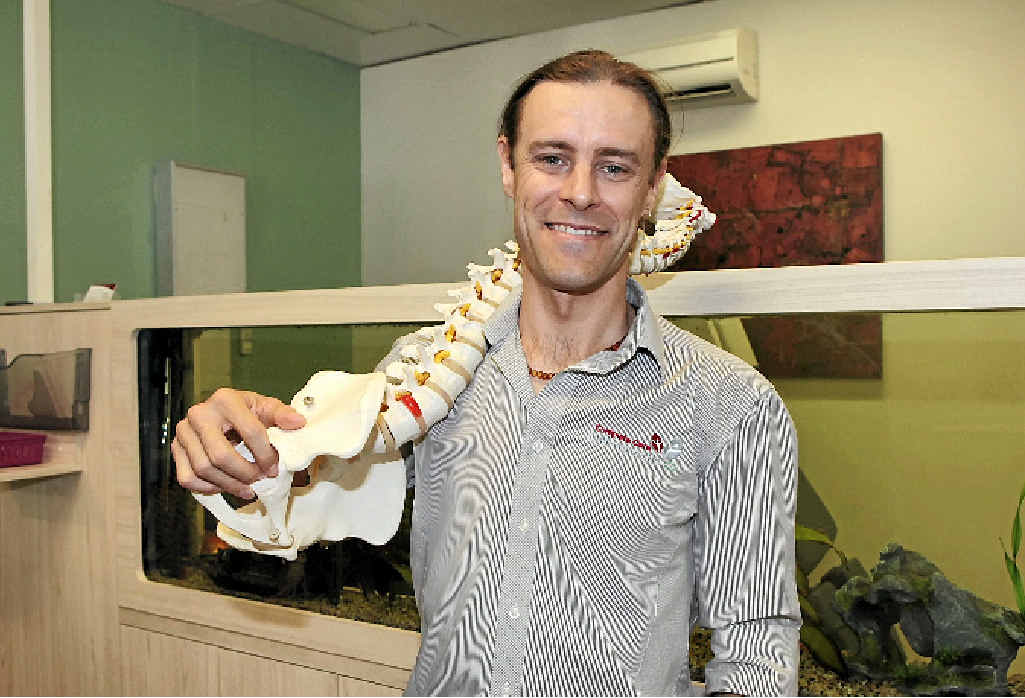 SPREADING THE WORD: Ben Hiles is a really good guy who likes motorbikes and cracking your spine. SPREADING THE WORD: Ben Hiles is a really good guy who likes motorbikes and cracking your spine.