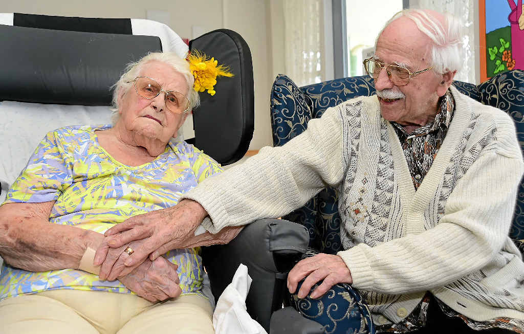 NEXT MILESTONE: Eric Parsons celebrates his 101st birthday at Bli Bli, alongside wife of 77 years, Violet. NEXT MILESTONE: Eric Parsons celebrates his 101st birthday at Bli Bli, alongside wife of 77 years, Violet.