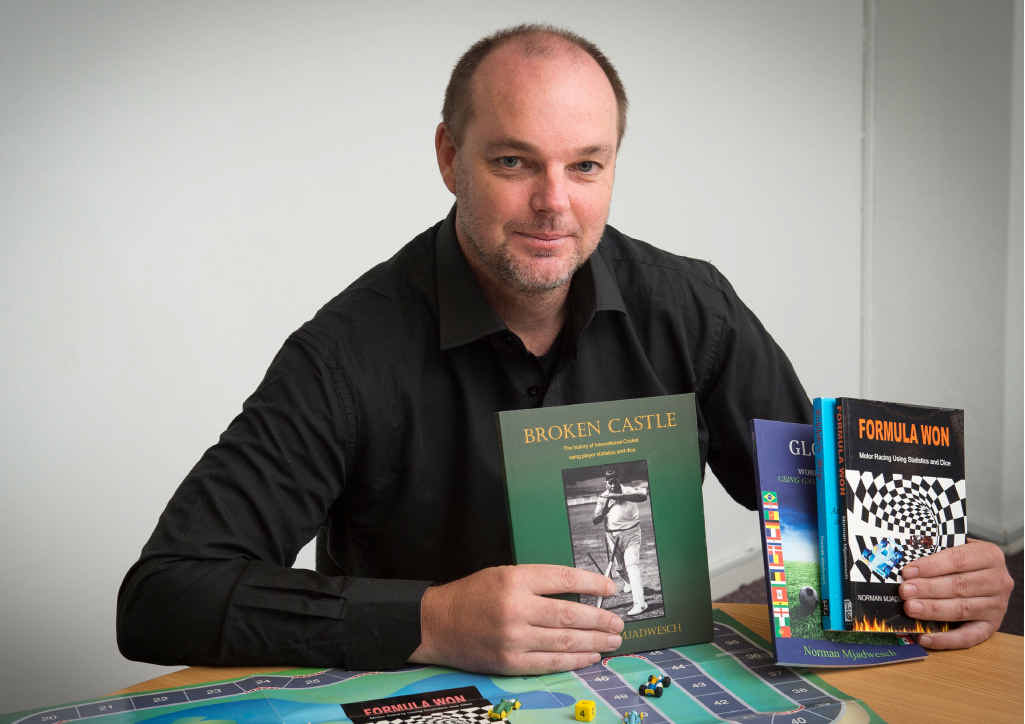 ALL IN THE NUMBERS: Norm Mjadwesch’s fascination with numbers helped him develop a game that lets players recreate cricket history. ALL IN THE NUMBERS: Norm Mjadwesch’s fascination with numbers helped him develop a game that lets players recreate cricket history.