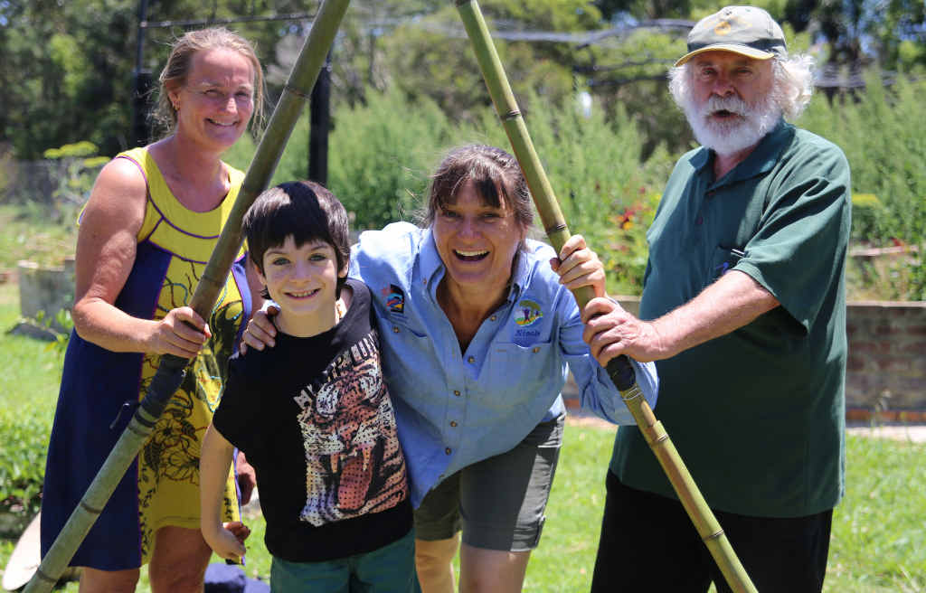 GREEN THUMBS: Angela Wallace, Nicole and Kaiden Larkin and John Walsh at the Coffs Regional Community Garden for the open day held as part of the Sustainable Living Festival. Photos: Gemima Harvey GREEN THUMBS: Angela Wallace, Nicole and Kaiden Larkin and John Walsh at the Coffs Regional Community Garden for the open day held as part of the Sustainable Living Festival. Photos: Gemima Harvey