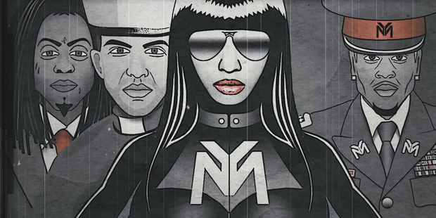 A still from Nicki Minaj's music video 'Only'. Photo / YouTube A still from Nicki Minaj's music video 'Only'. Photo / YouTube