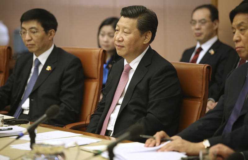 Chinese President Xi Jinping attends a ministerial meeting in Canberra Monday, Nov. 17, 2014. Xi is continuing his visit to Australia following the G-20 summit. Chinese President Xi Jinping attends a ministerial meeting in Canberra Monday, Nov. 17, 2014. Xi is continuing his visit to Australia following the G-20 summit.