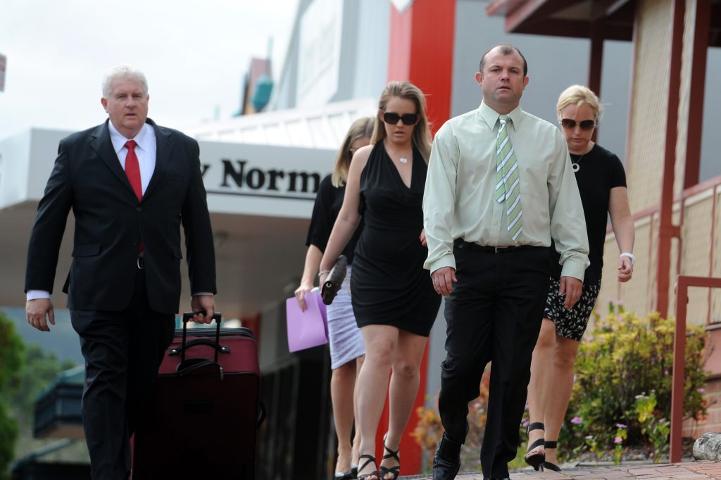 Craig Field (right), appeared at the Lismore Supreme Court yesterday where he pleaded not guilty to killing Tweed cattle farmer Kelvin Kane with a king hit at Kingscliff. Craig Field (right), appeared at the Lismore Supreme Court yesterday where he pleaded not guilty to killing Tweed cattle farmer Kelvin Kane with a king hit at Kingscliff.