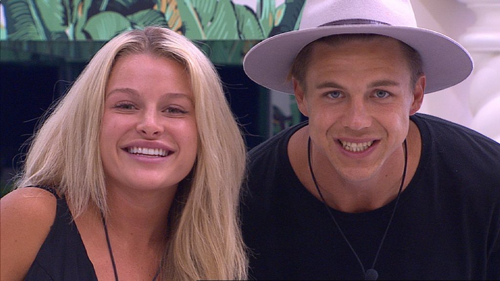 Big Brother housemates Skye Wheatley and Ryan Ginns. Big Brother housemates Skye Wheatley and Ryan Ginns.