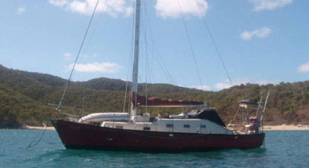 Phillip Atkinson's yacht the Justa Gypsy before it sank. Phillip Atkinson's yacht the Justa Gypsy before it sank.