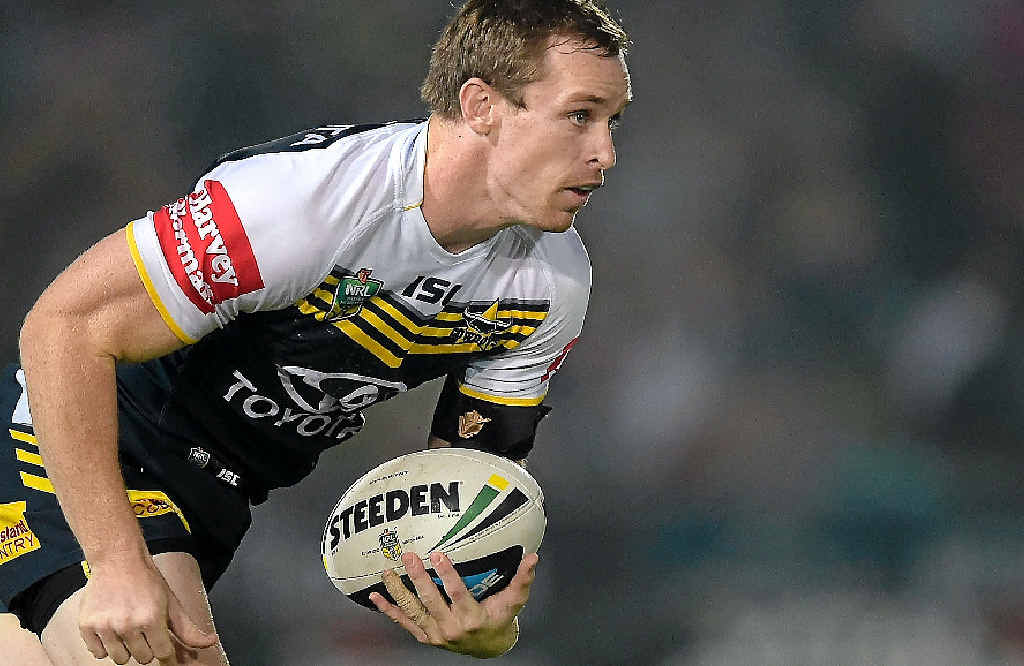NO.1 GIG: Michael Morgan in action for the Cowboys last season, and Lachlan Coote, in training with the Cowboys, will battle it out for the fullback position. NO.1 GIG: Michael Morgan in action for the Cowboys last season, and Lachlan Coote, in training with the Cowboys, will battle it out for the fullback position.