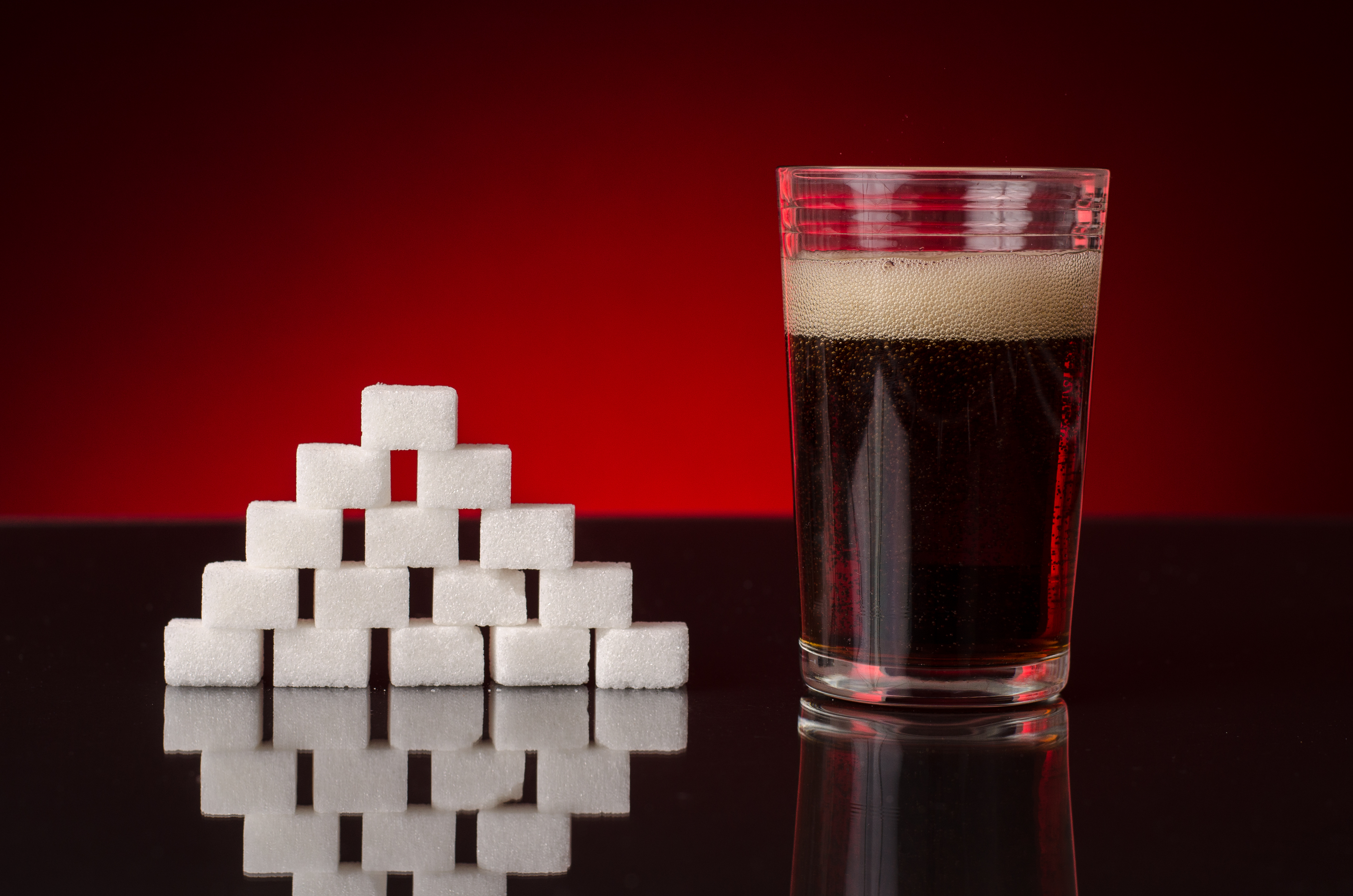 A can of cola contains 16 teaspoons of sugar. A can of cola contains 16 teaspoons of sugar.