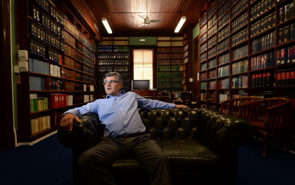 Barrister Ross Lo Marco in the old Supreme Court building library. Photo: Chris Ison / The Morning Bulletin Barrister Ross Lo Marco in the old Supreme Court building library. Photo: Chris Ison / The Morning Bulletin