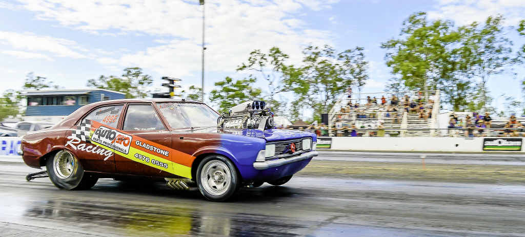 UNDER WAY: Brett Kelly’s Cortina on the line at Benaraby Nationals in October. UNDER WAY: Brett Kelly’s Cortina on the line at Benaraby Nationals in October.