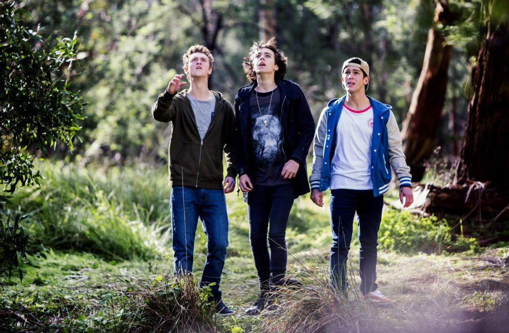 Matt Testro, Dougie Baldwin and Rahart Adams in Nowhere Boys season two. Matt Testro, Dougie Baldwin and Rahart Adams in Nowhere Boys season two.