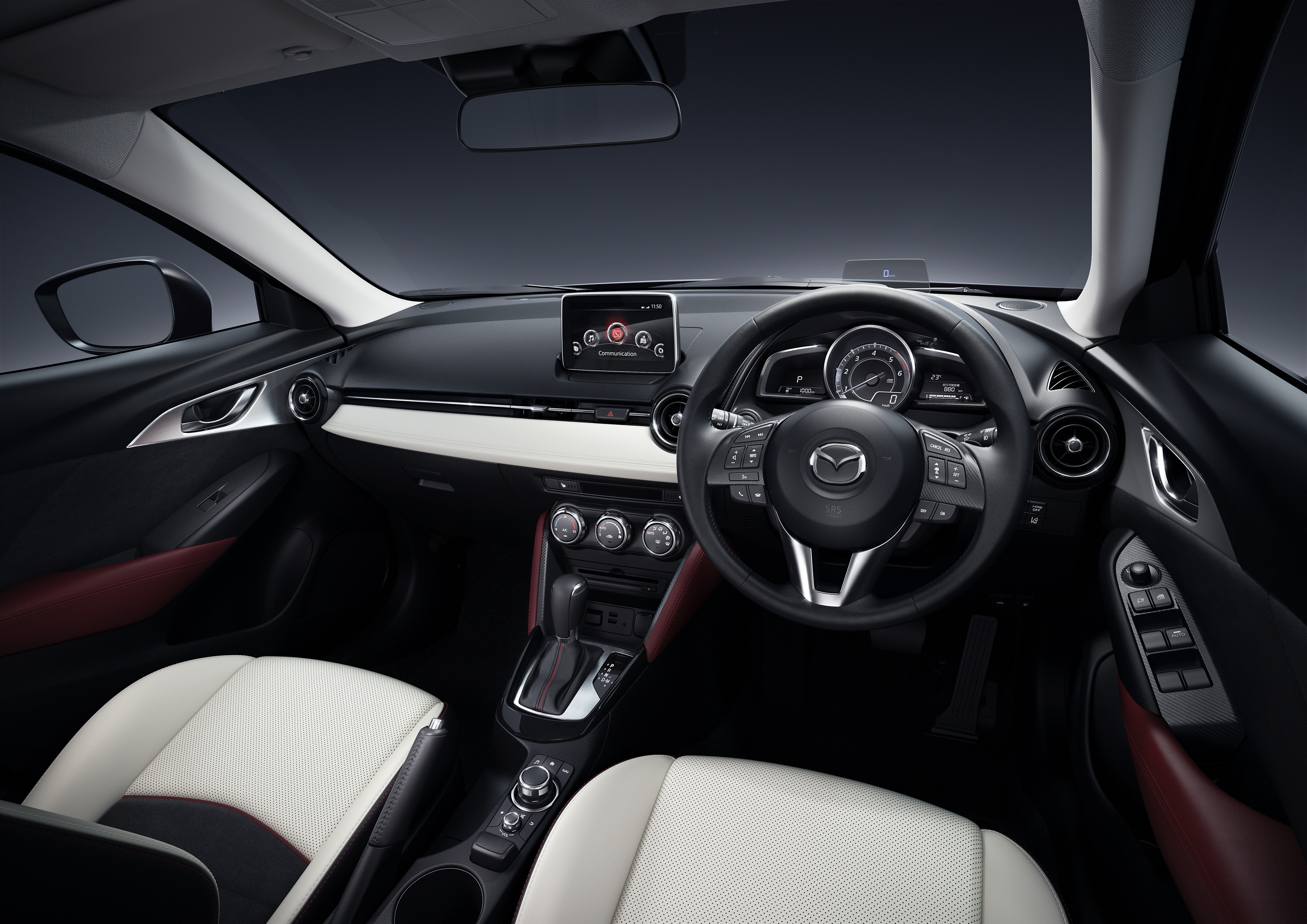Inside the Mazda CX-3. Inside the Mazda CX-3.