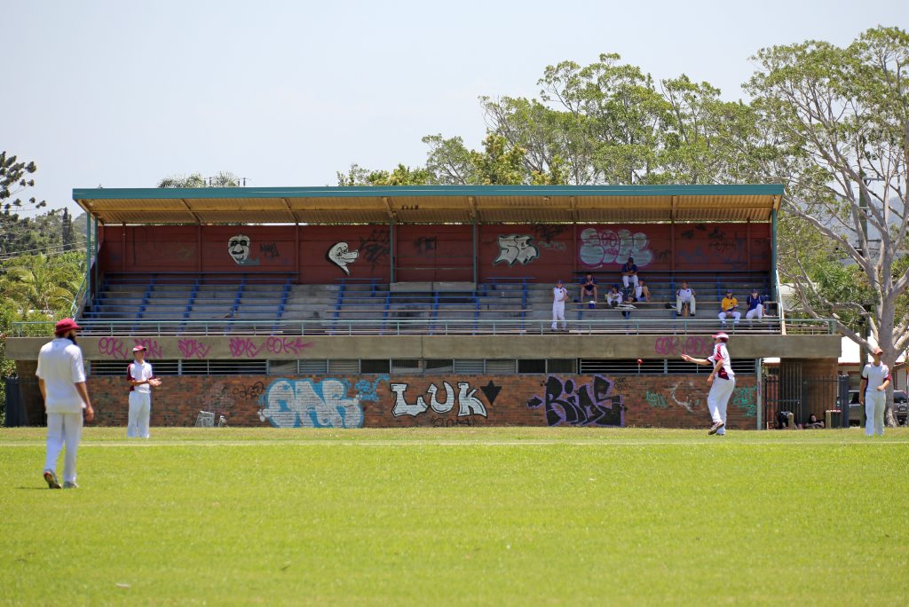 The demolition of the Brelsford Park grandstand is pending. The demolition of the Brelsford Park grandstand is pending.