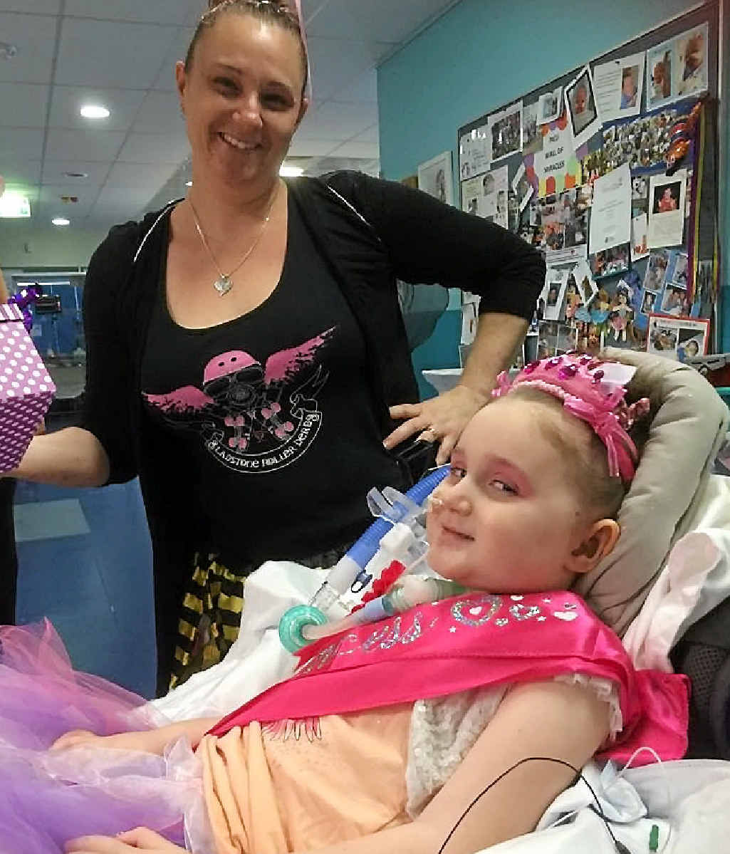 CHAMPION EFFORT: Tanya and Abi Wilkinson celebrating Abi’s fourth birthday earlier in the month. CHAMPION EFFORT: Tanya and Abi Wilkinson celebrating Abi’s fourth birthday earlier in the month.