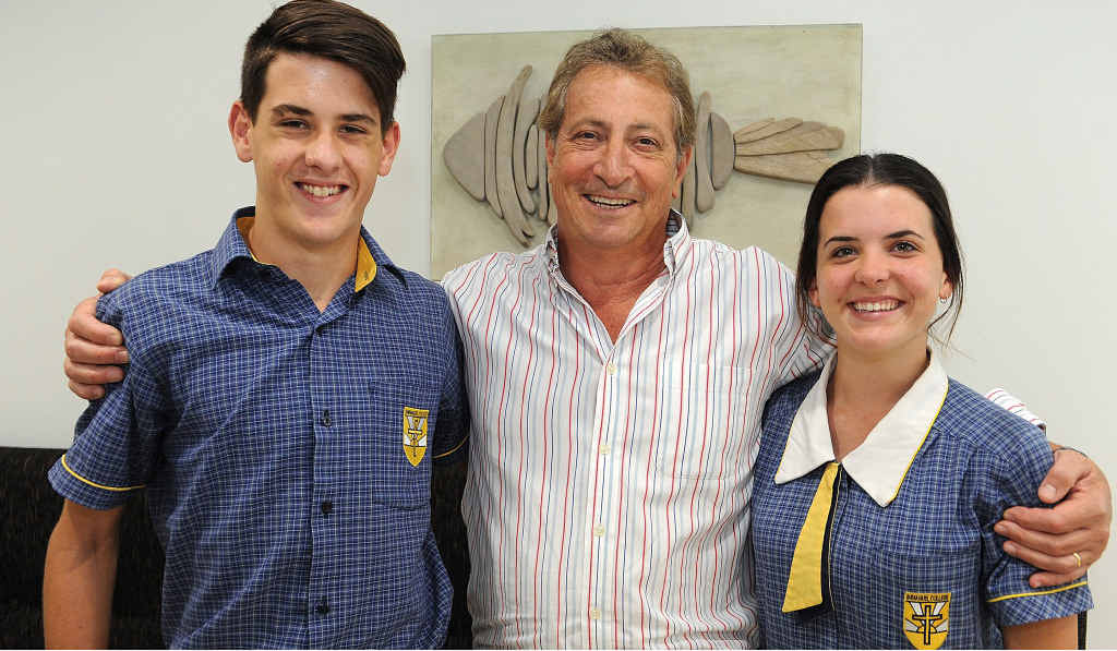 MEANT TO BE: Dr Paul Stokes’ clinic helped conceive IVF twins Jarvis and Leith Miller, now 16. MEANT TO BE: Dr Paul Stokes’ clinic helped conceive IVF twins Jarvis and Leith Miller, now 16.