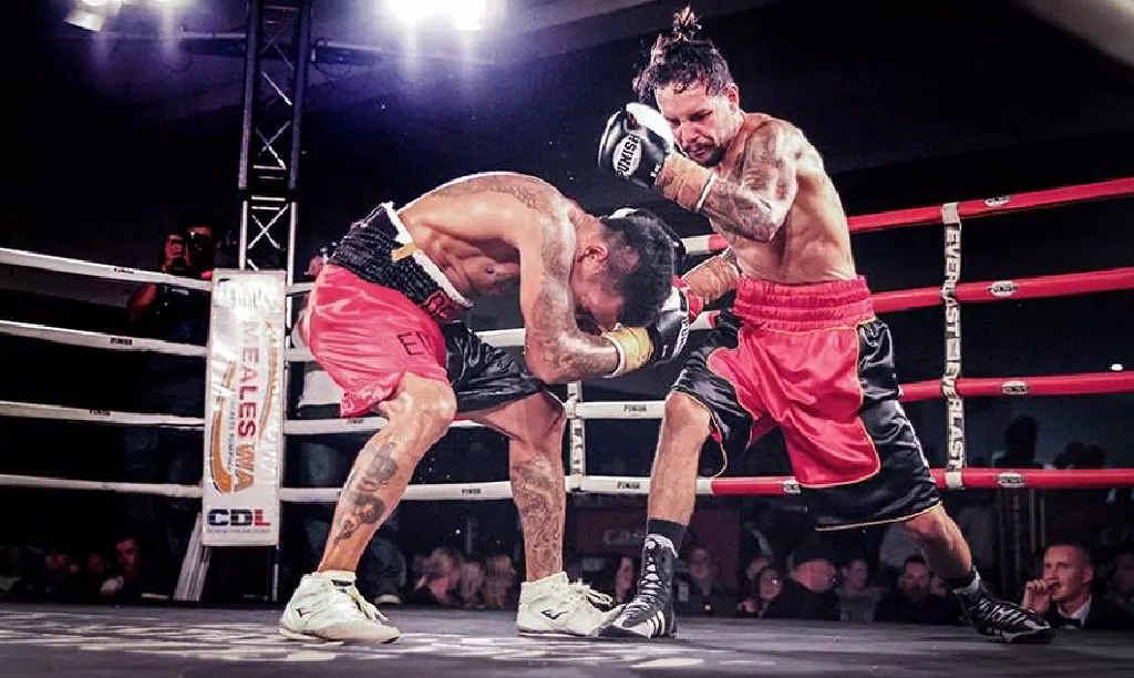 UNANIMOUS DECISION: Paul Fleming gets the upper hand in his fight against Angky Angkotta in Perth. UNANIMOUS DECISION: Paul Fleming gets the upper hand in his fight against Angky Angkotta in Perth.