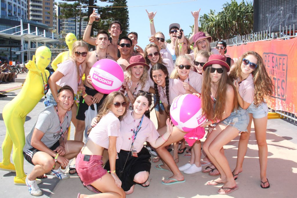 Schoolies on the Gold Coast. Photo Contributed Schoolies on the Gold Coast. Photo Contributed