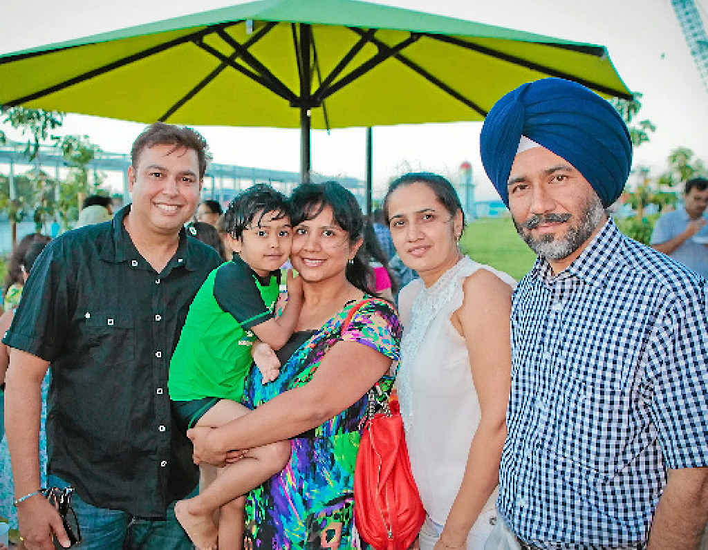 FOND ADIEU: Amit and Shruti Gulati and their son Ruhaan, 4, with their close friends and doctors, Jaspreet and Amarpreet Kanwar, at the farewell. FOND ADIEU: Amit and Shruti Gulati and their son Ruhaan, 4, with their close friends and doctors, Jaspreet and Amarpreet Kanwar, at the farewell.