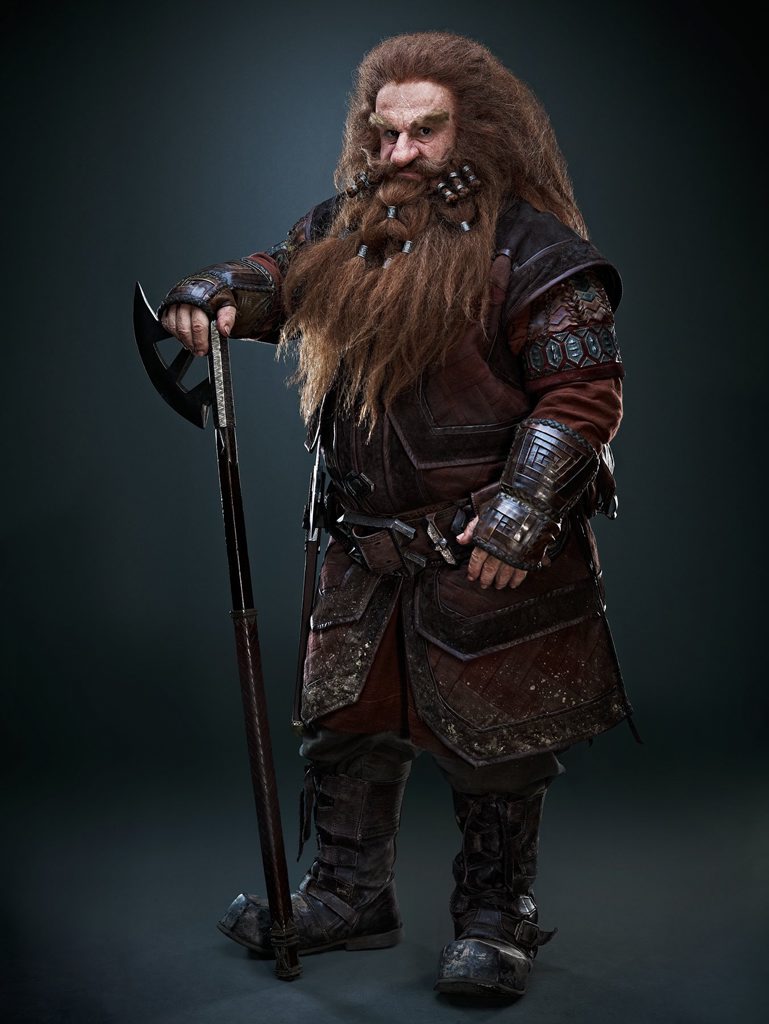 Peter Hambleton as Gloin in The Hobbit trilogy. Peter Hambleton as Gloin in The Hobbit trilogy.