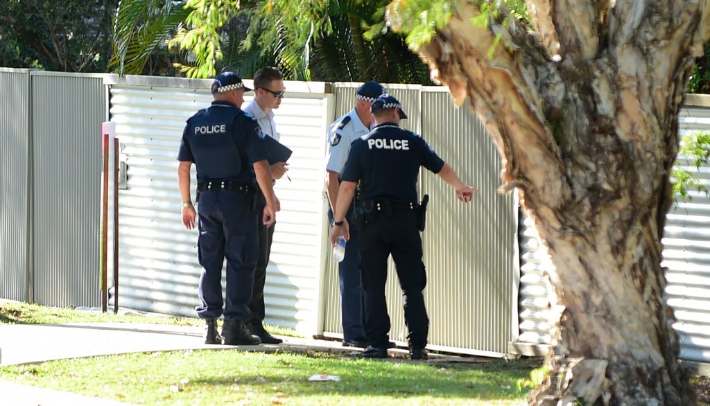 Police shot and killed a 51 year old man on Outlook Drive at Tewantin after the man allegedly had a weapon. Photo: Cade Mooney / Sunshine Coast Daily Police shot and killed a 51 year old man on Outlook Drive at Tewantin after the man allegedly had a weapon. Photo: Cade Mooney / Sunshine Coast Daily