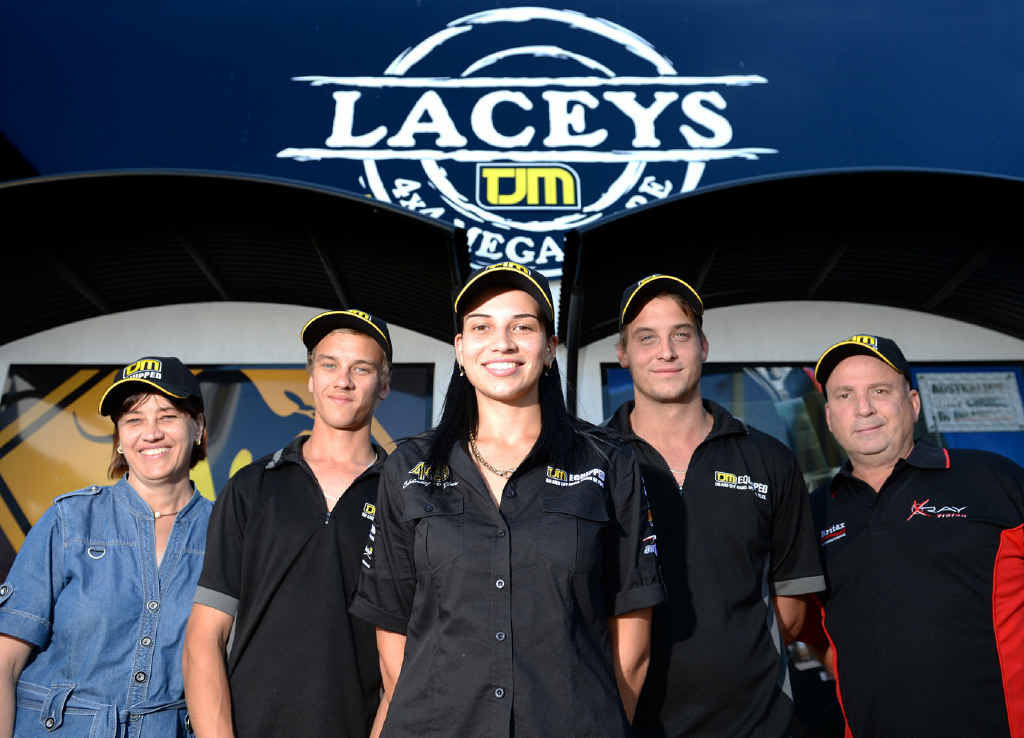 FAMILY FOCUS: Lacey’s TJM family-run business, Tricia, Mitchell, Caitlyn, Joel and Anthony Lacey. FAMILY FOCUS: Lacey’s TJM family-run business, Tricia, Mitchell, Caitlyn, Joel and Anthony Lacey.