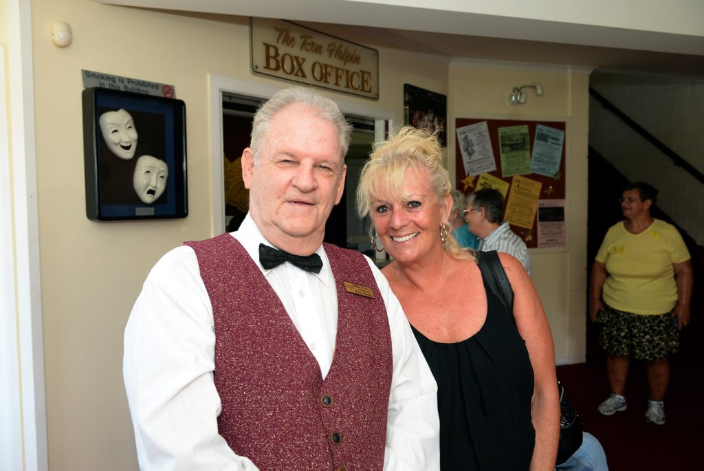 PLAYHOUSE THEATRE: Bob Adams and Jan-Maree Mitchell at the Playhouse Theatre to see Don't Dress for Dinner on Sunday, 30 November 2014. Photo: Max Fleet / NewsMail