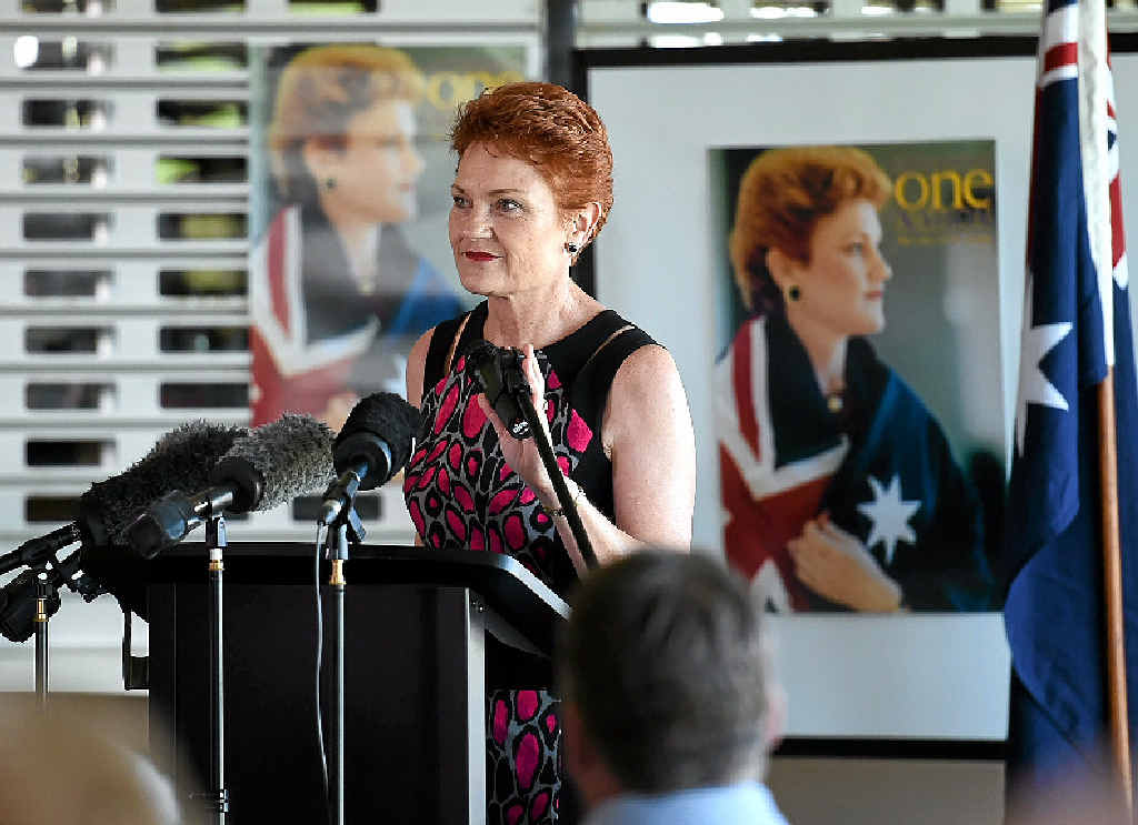 REDHEAD’S BACK: National chairman and party leader Pauline Hanson relaunches One Nation at Caboolture. The party in Queensland will be known as Pauline Hanson’s One Nation. REDHEAD’S BACK: National chairman and party leader Pauline Hanson relaunches One Nation at Caboolture. The party in Queensland will be known as Pauline Hanson’s One Nation.