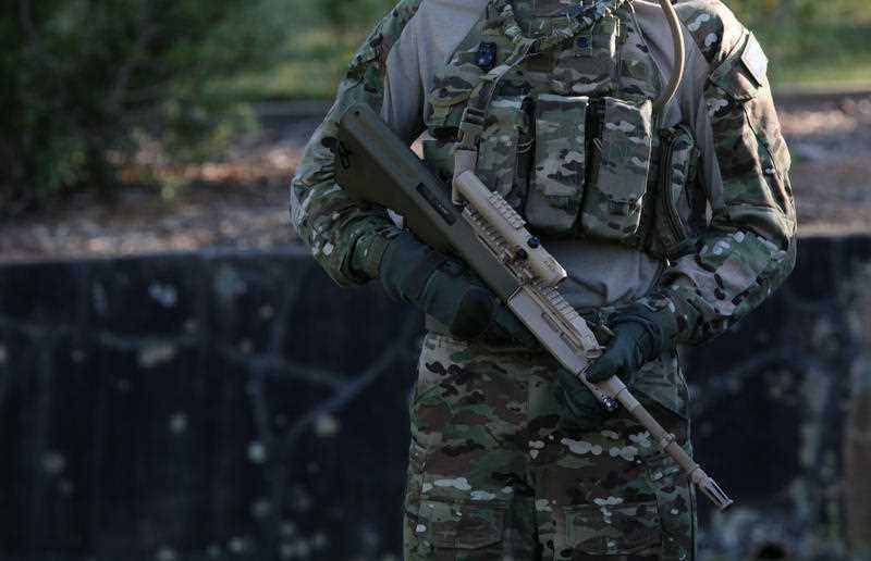 An Australian Defence Force soldier, Sydney, Monday, Oct. 15, 2012. An Australian Defence Force soldier, Sydney, Monday, Oct. 15, 2012.
