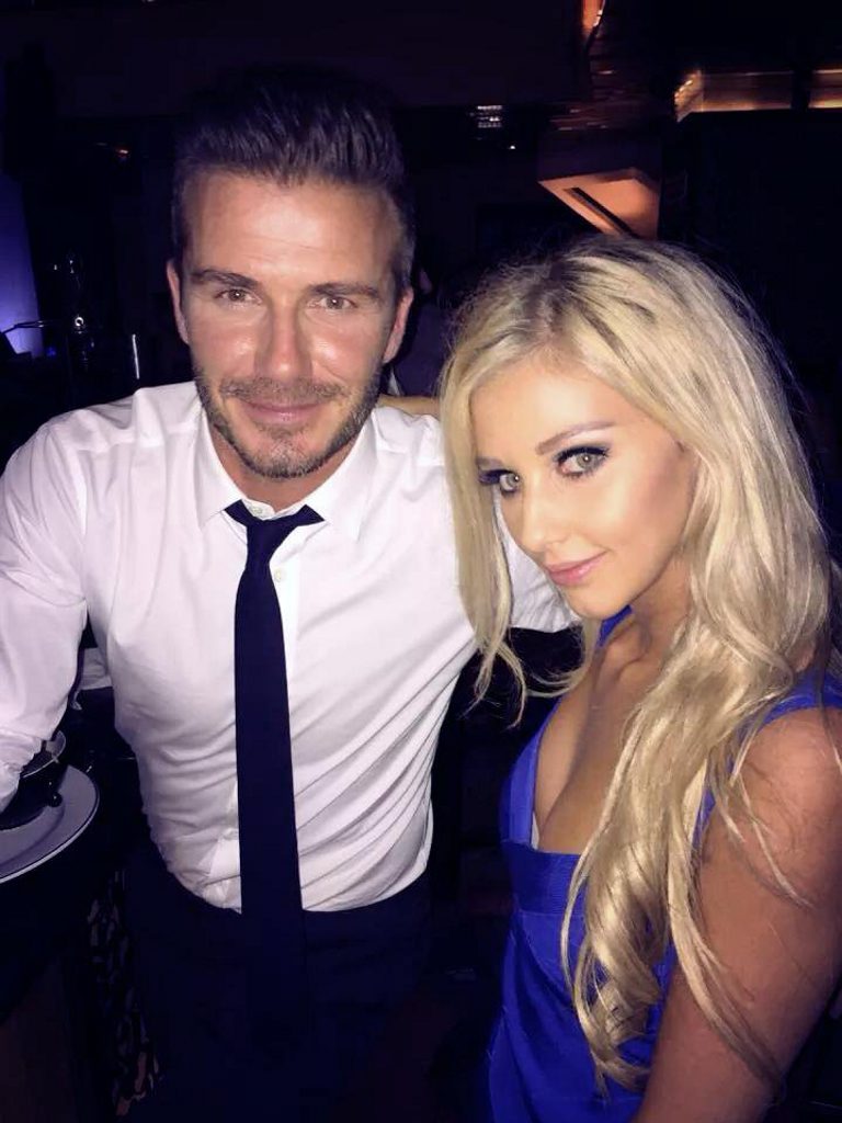 Brooklyn pictured with world-class megastar David Beckham. Brooklyn pictured with world-class megastar David Beckham.