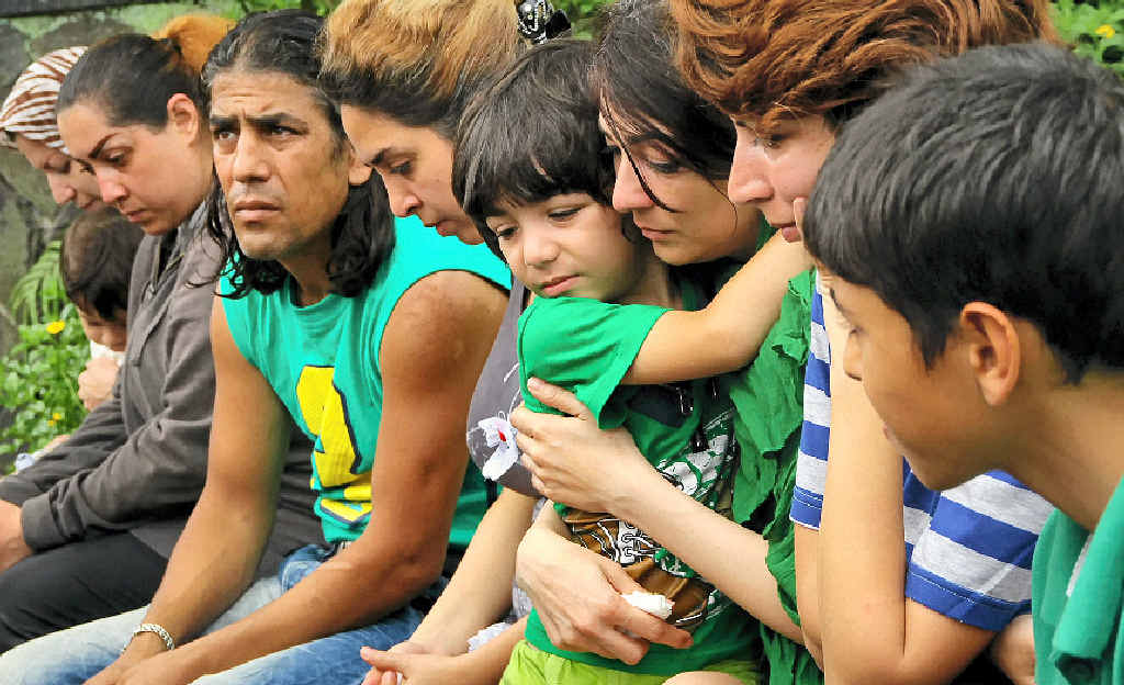 CONTROVERSIAL TACTICS: Detained asylum seekers at Tasikmalaya in western Java. The asylum seekers, heading for Christmas Island, were turned back by the Australian Navy, according to Indonesian authorities.