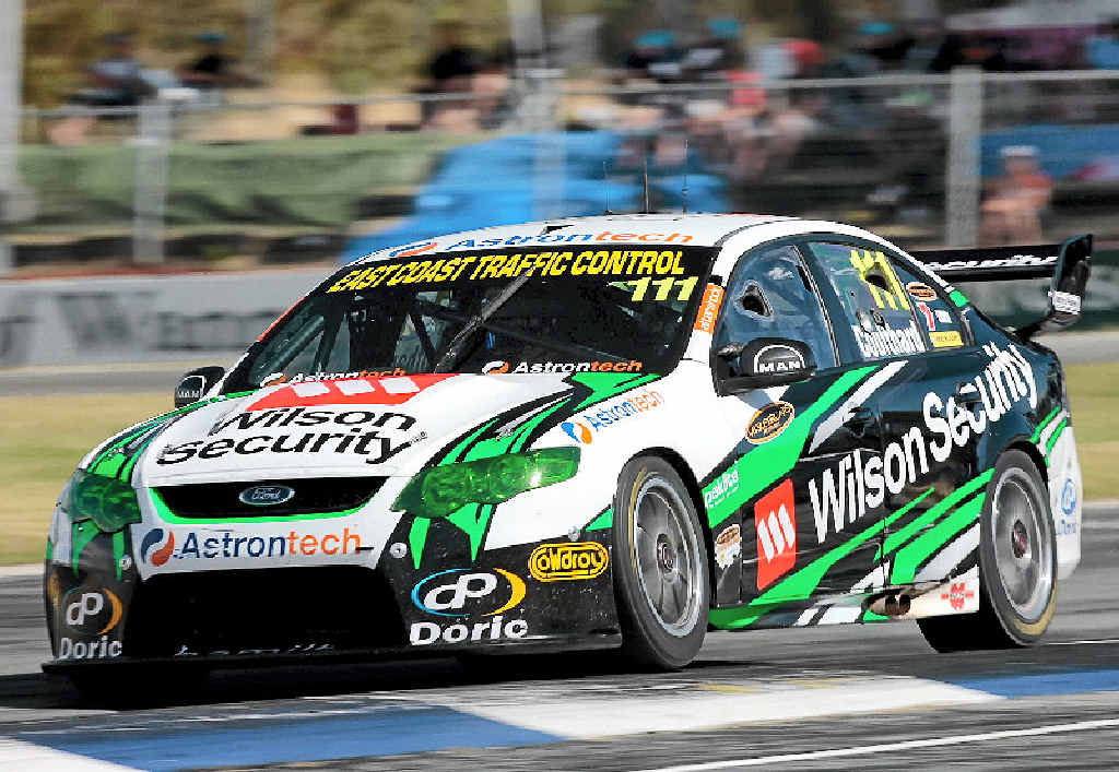 FOND MEMORIES: Fabian Coulthard tests the limits of the Paul Cruickshank Racing Ford Falcon at the Barbagallo Raceway in 2009. FOND MEMORIES: Fabian Coulthard tests the limits of the Paul Cruickshank Racing Ford Falcon at the Barbagallo Raceway in 2009.