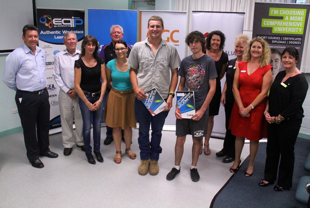 Fourteen Tannum Sands State High School students have graduated from a process plant operations course through CQUniversity's VET in Schools, in partnership with EQIP Gladstone. Fourteen Tannum Sands State High School students have graduated from a process plant operations course through CQUniversity's VET in Schools, in partnership with EQIP Gladstone.