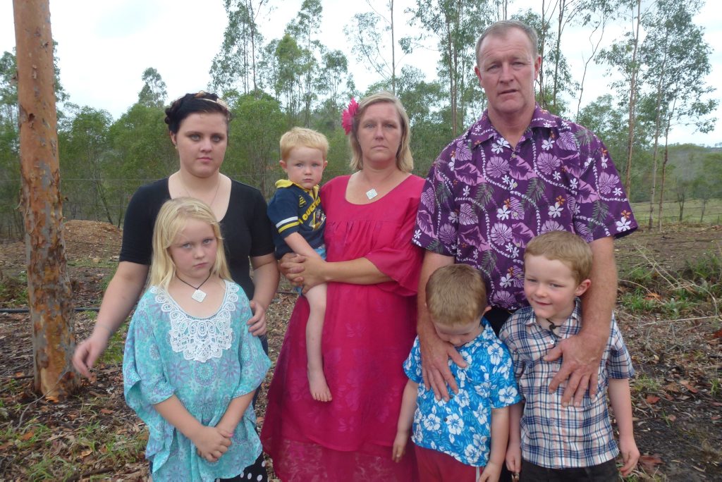 The Fleming family are coming to terms with losing their house to fire on the weekend. Photo Contributed The Fleming family are coming to terms with losing their house to fire on the weekend. Photo Contributed