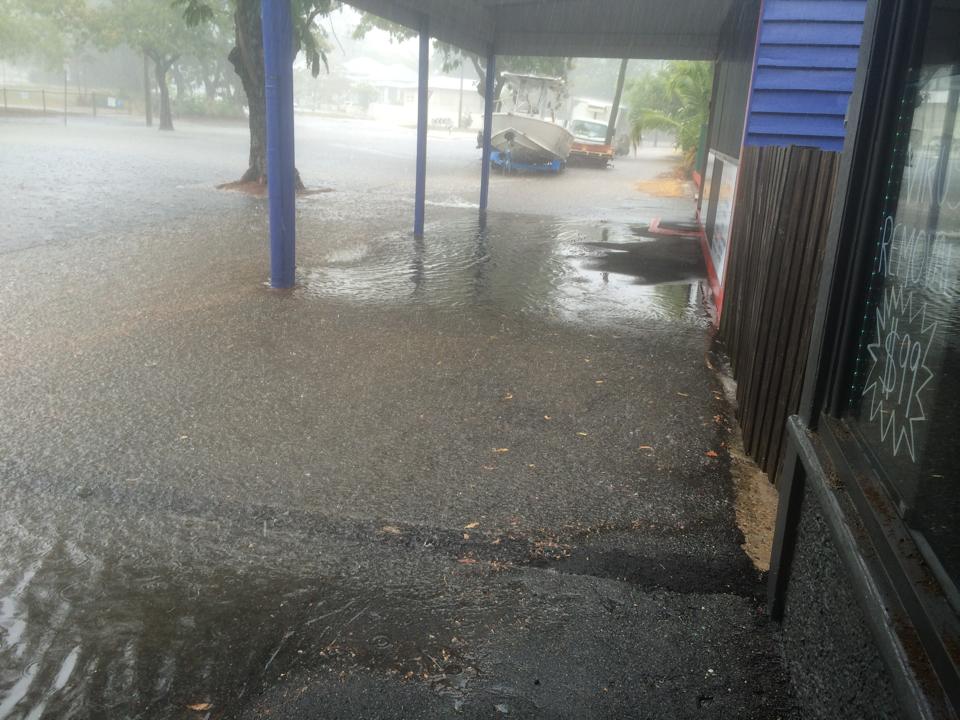 Andrea McLeod posted this image of the impact of the rain on December 7 in Wandal Andrea McLeod posted this image of the impact of the rain on December 7 in Wandal