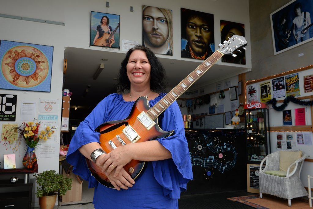 Chantal Waters at the studio Tweed Creative. Photo: John Gass / Tweed Daily News Chantal Waters at the studio Tweed Creative. Photo: John Gass / Tweed Daily News