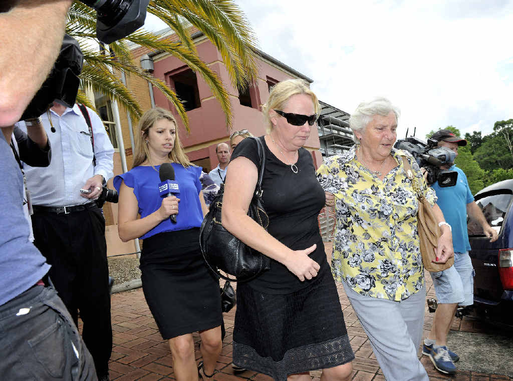UNHAPPY: Ellen Field, wife of Craig Field, leaves Lismore Court after the jury found Field guilty of manslaughter yesterday. UNHAPPY: Ellen Field, wife of Craig Field, leaves Lismore Court after the jury found Field guilty of manslaughter yesterday.