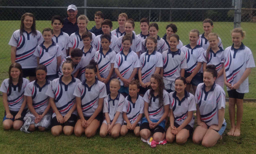 BIG MEET: The Trinity Lismore Swim Club team that finished third overall in the North Coast championships at Coffs Harbour. BELOW: The Kyogle swimmers who compted at Coffs Harbour. BIG MEET: The Trinity Lismore Swim Club team that finished third overall in the North Coast championships at Coffs Harbour. BELOW: The Kyogle swimmers who compted at Coffs Harbour.