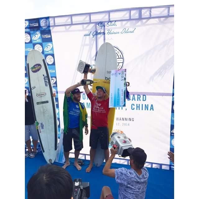 Harley Ingleby is crowned the best in the world at the World Longboard Championships at Hainan Island in China. Harley Ingleby is crowned the best in the world at the World Longboard Championships at Hainan Island in China.