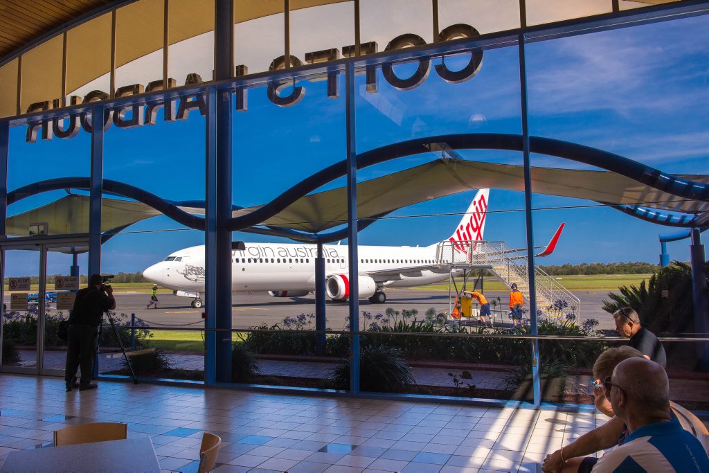Police will allege a man with outlaw motorcycle gang links was arrested after the alleged incident at Coffs Harbour Airport. Police will allege a man with outlaw motorcycle gang links was arrested after the alleged incident at Coffs Harbour Airport.