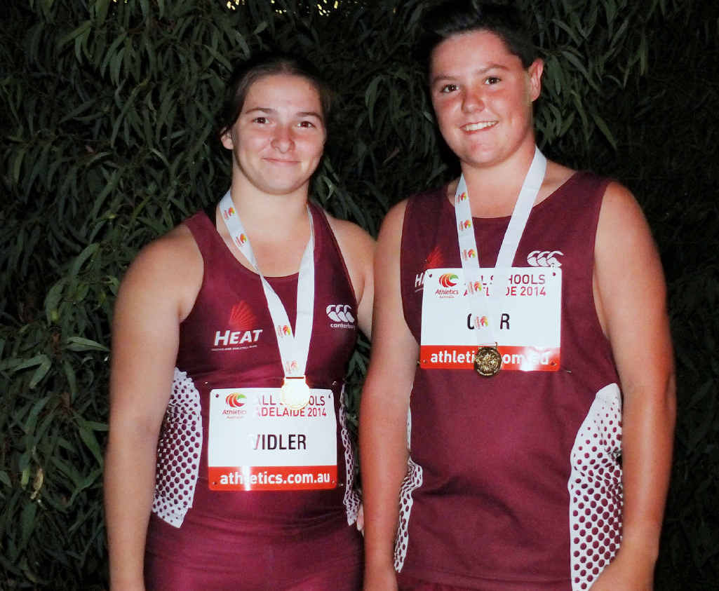 GOLDEN DUO: Ipswich club national title winners Rochelle Vidler and Rhys Carr enjoy their latest success. GOLDEN DUO: Ipswich club national title winners Rochelle Vidler and Rhys Carr enjoy their latest success.