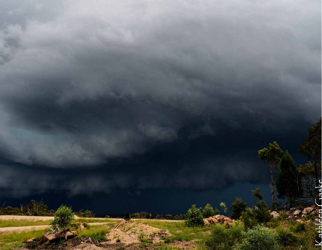 DANGER IN THE SKIES: Kathleen Gaske snapped this shot of a storm approaching Stanthorpe yesterday afternoon. Two men were hospitalised after near-misses with lightning strikes in Stanthorpe. DANGER IN THE SKIES: Kathleen Gaske snapped this shot of a storm approaching Stanthorpe yesterday afternoon. Two men were hospitalised after near-misses with lightning strikes in Stanthorpe.