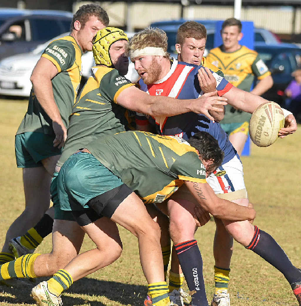 FIERCE RIVALS: The Warwick Cowboys are slated to clash with Wattles in Round 3 of the TRL’s draft draw. FIERCE RIVALS: The Warwick Cowboys are slated to clash with Wattles in Round 3 of the TRL’s draft draw.