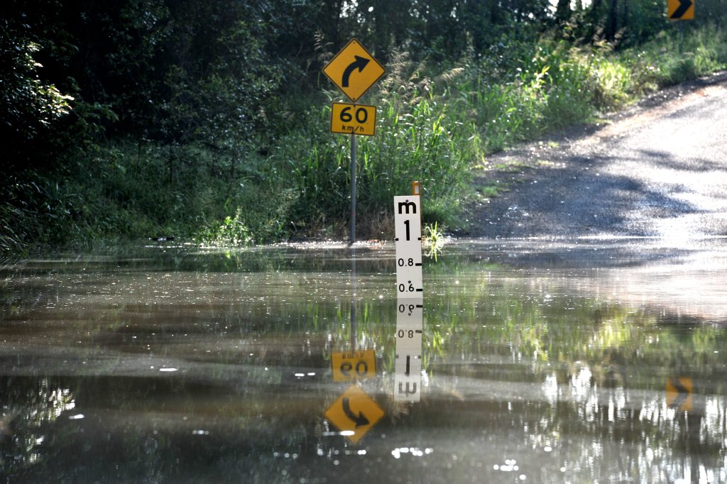 Police want motorists to stay away from flooded roads. Police want motorists to stay away from flooded roads.