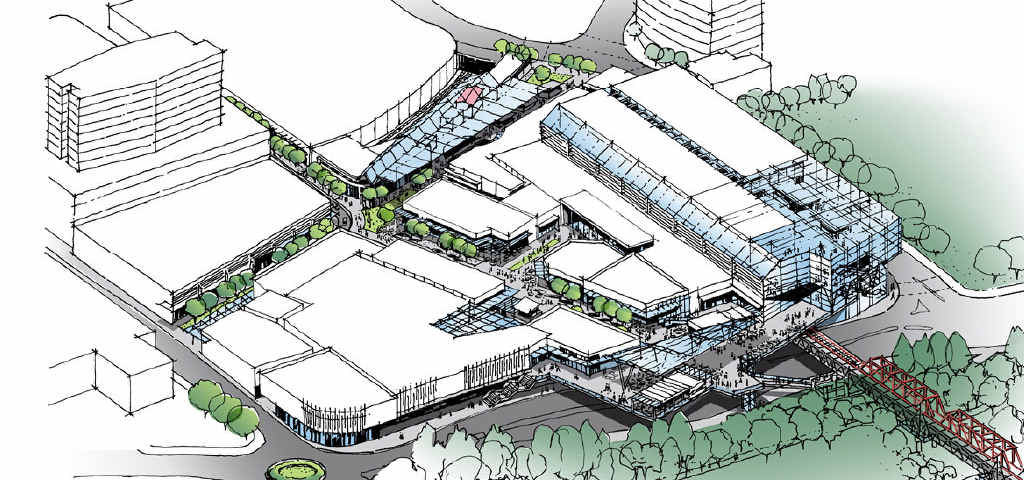 FUTURE VISION: Artist’s impressions of how the Ipswich Mall and CBD will look after a $150 million redevelopment. FUTURE VISION: Artist’s impressions of how the Ipswich Mall and CBD will look after a $150 million redevelopment.