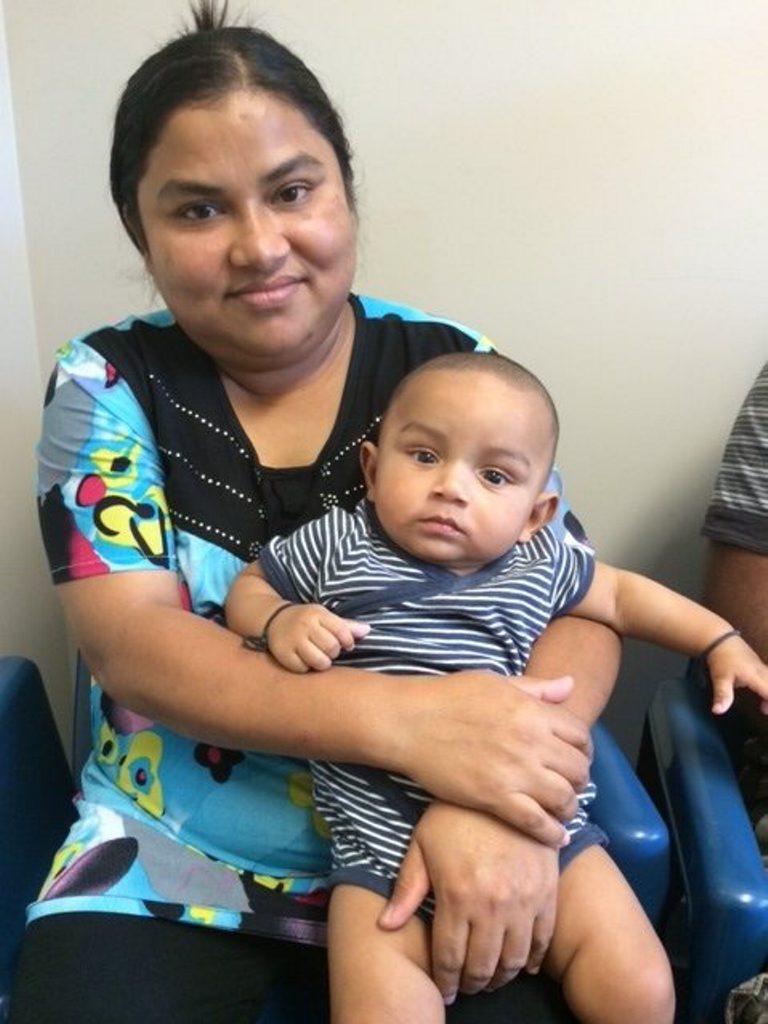 A supplied image obtained Tuesday, Oct. 14, 2014 or Baby Ferouz and his mother Latifar. A supplied image obtained Tuesday, Oct. 14, 2014 or Baby Ferouz and his mother Latifar.