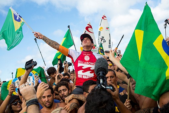 Gabriel Medina (BRA) is the 2014 ASP World Champion.
Gabriel Medina (BRA) is the 2014 ASP World Champion.