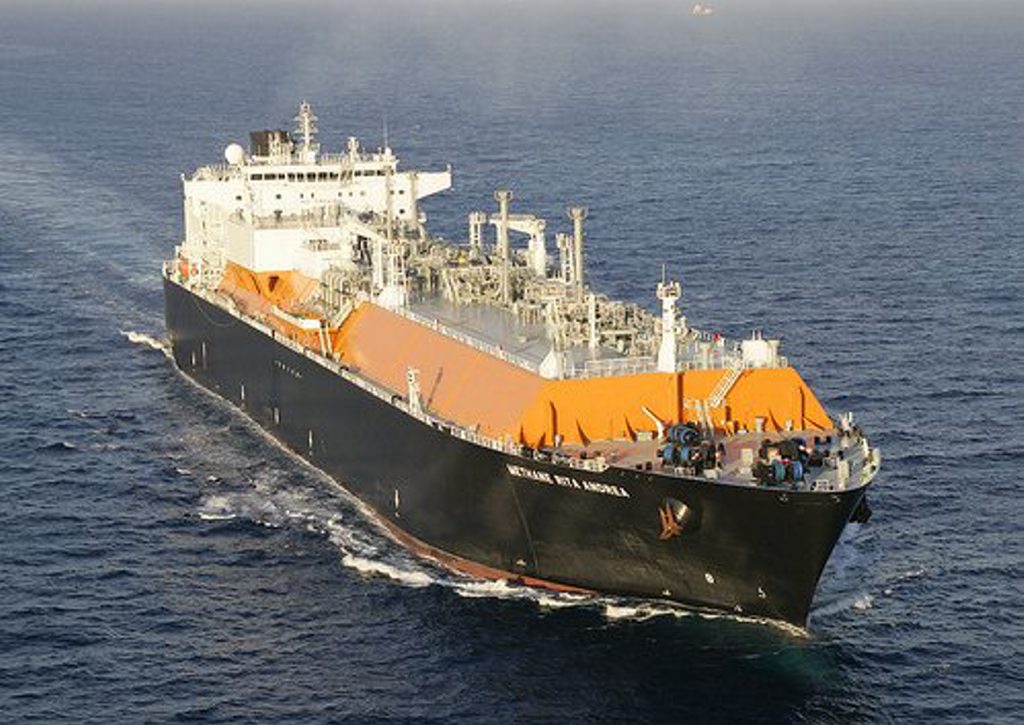 QGC LNG ship Methane Rita Andrea. QGC LNG ship Methane Rita Andrea.