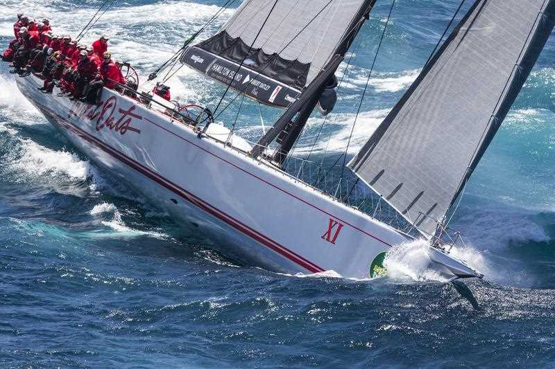 A supplied image obtained Friday, Dec. 26, 2014 of Wild Oats XI ahead of the start of the 70th Rolex Sydney to Hobart yacht race on Sydney Harbour in Sydney, Friday, Dec. 26, 2014. A supplied image obtained Friday, Dec. 26, 2014 of Wild Oats XI ahead of the start of the 70th Rolex Sydney to Hobart yacht race on Sydney Harbour in Sydney, Friday, Dec. 26, 2014.