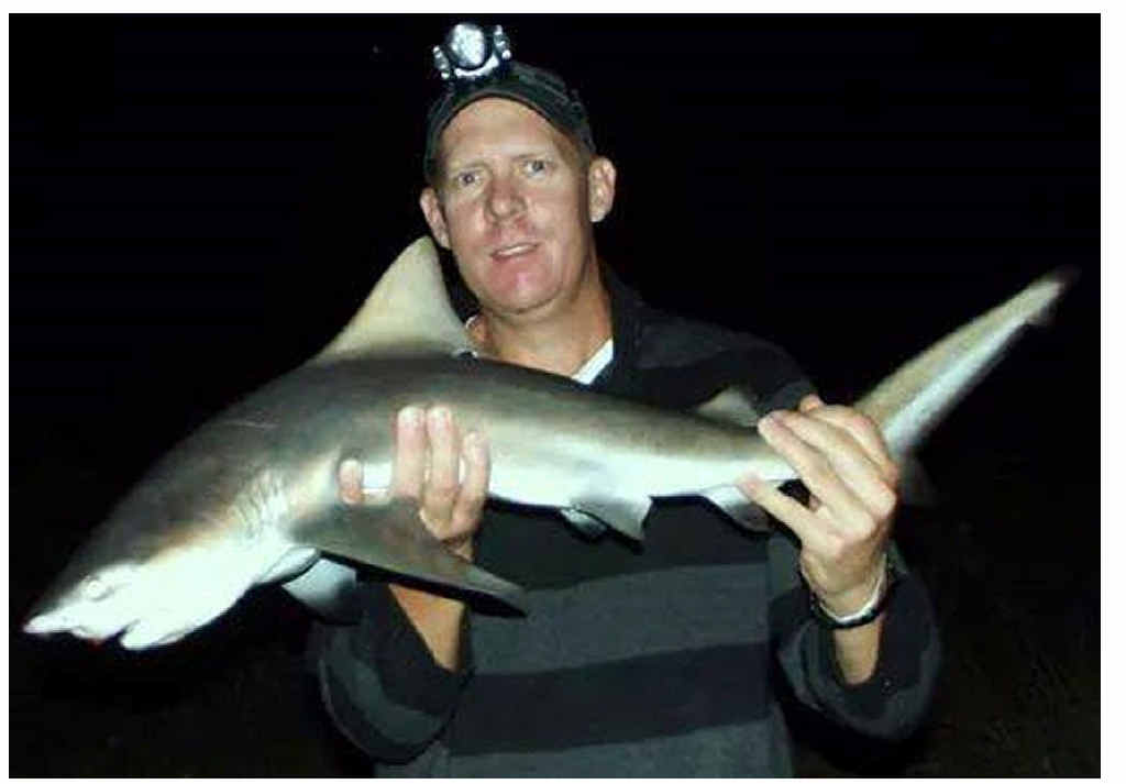 NICE CATCH: Jason Reeve, 32, caught this 110cm bull shark near the Mt Crosby Weir recently and retruned to the same spot yesterday to catch two more. NICE CATCH: Jason Reeve, 32, caught this 110cm bull shark near the Mt Crosby Weir recently and retruned to the same spot yesterday to catch two more.