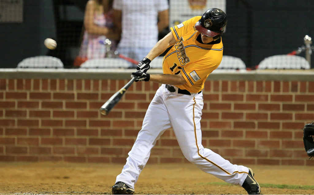 SIZZLING SLUGGER: Andrew Campbell is in career best form for the Brisbane Bandits. SIZZLING SLUGGER: Andrew Campbell is in career best form for the Brisbane Bandits.